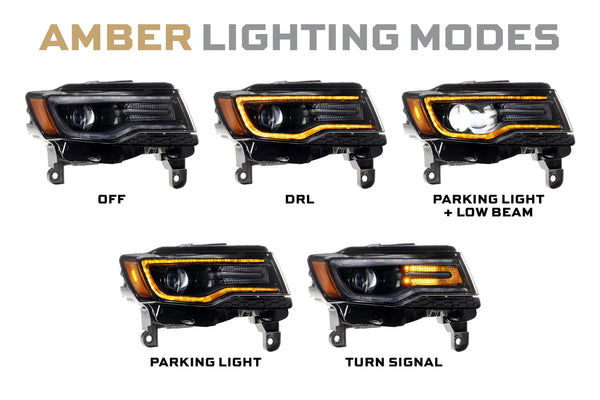 Morimoto Jeep Grand Cherokee ( 2014 - 2022 ) XB LED Headlights (Gen II)