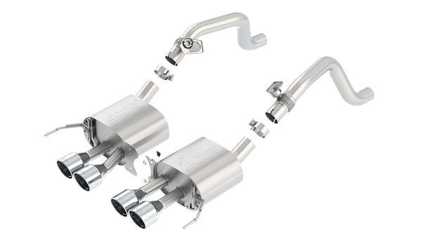 Borla 2014-2019 Chevrolet Corvette C7 Stingray Axle-Back Exhaust System ATAK Part # 11863