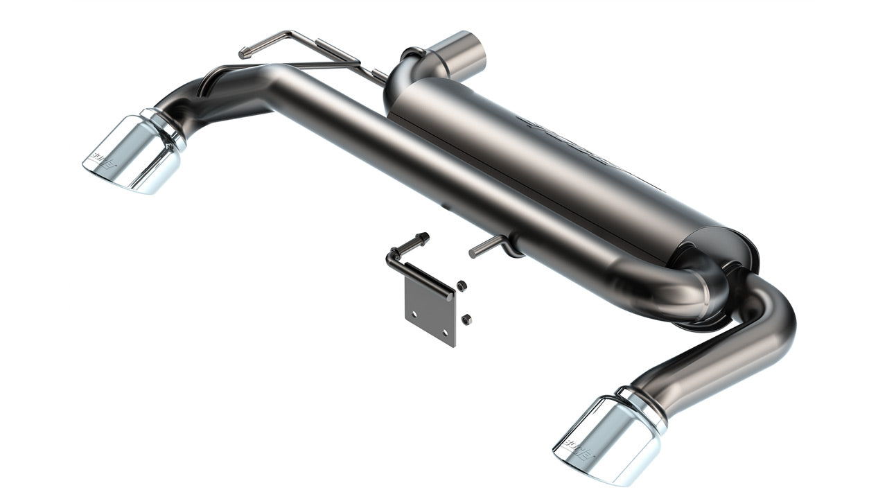 Borla 2021 +  Ford Bronco 2.3L 4WD Touring Axle Back Exhaust w/ Bright Chrome Tips