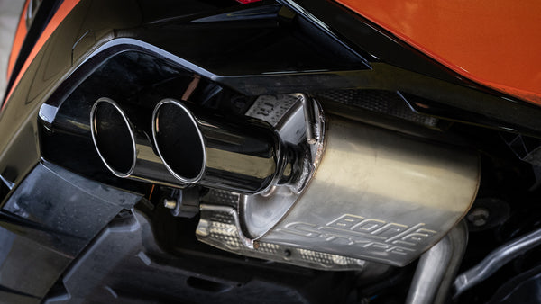 Borla 2015 - 2024 Lexus RC F / IS 500 Axle-Back Exhaust System S-Type - Black Chrome