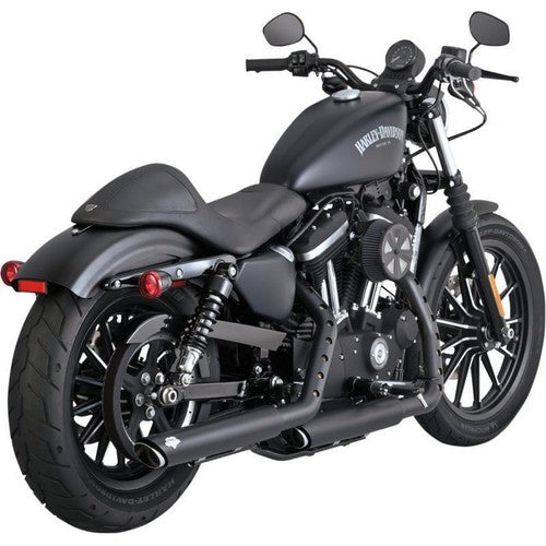 Vance & Hines 2018 - 2024 Harley Davidson Softail Models Twin Slash Slip-ons - Black