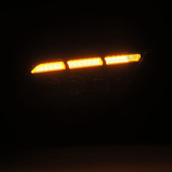 AlphaRex 2013 - 2014 Ford Mustang NOVA-Series LED Projector Headlights Blk w/Activ Lght & Seq.Sig / SB DRL