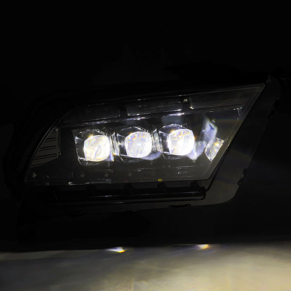 AlphaRex 2013 - 2014 Ford Mustang NOVA-Series LED Projector Headlights Blk w/Activ Lght & Seq.Sig / SB DRL