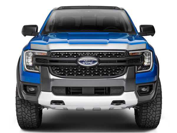 Husky Liners 2024 + Ford Ranger Aeroskin Hood Protector - Chrome