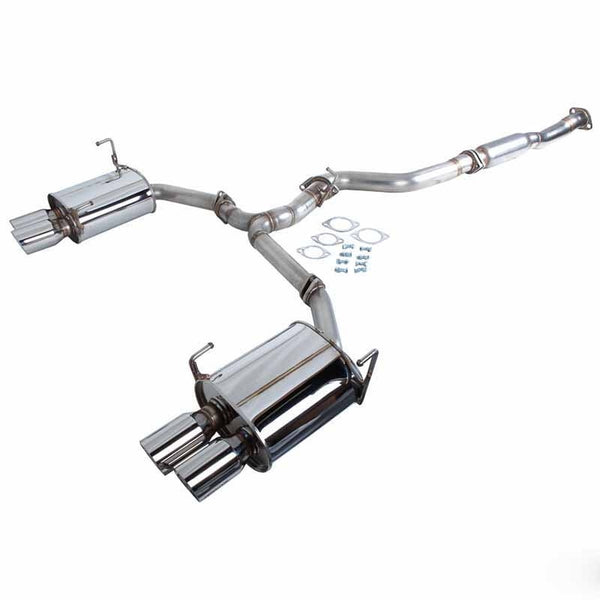 Revel Medallion Touring-S Catback Exhaust - Dual Muffler/ Quad Tip 2015 - 2021 Subaru Impreza WRX / Sti