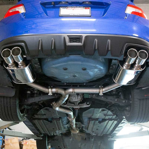Revel Medallion Touring-S Catback Exhaust - Dual Muffler/ Quad Tip 2015 - 2021 Subaru Impreza WRX / Sti