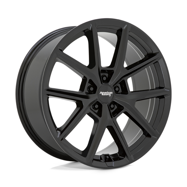 American Racing AR943 Gloss Black 17x8 +35 5x120mm 74.1mm