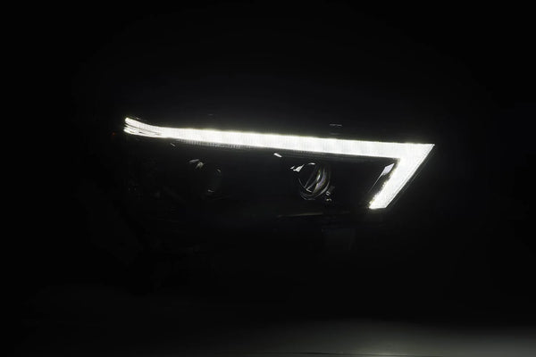 AlphaRex 2014 - 2023 Toyota 4Runner LUXX LED Proj Headlights Black w/Activ Light/Seq Signal/DRL