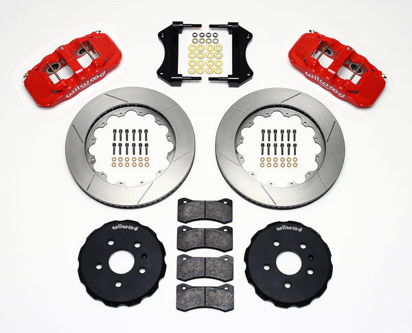 Wilwood AERO6 Front Hat Big Bake Kit 14.25 Red 2010-2015 Camaro