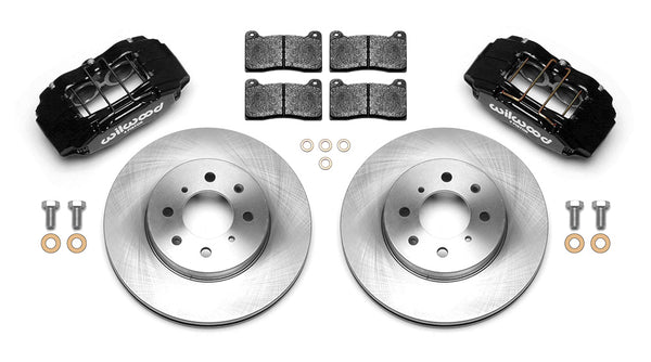 Wilwood DPHA Front Caliper & Rotor Kit Red /Black Honda 1993 - 2005 Civic / Acura Integra w/ 262mm OE Rotor