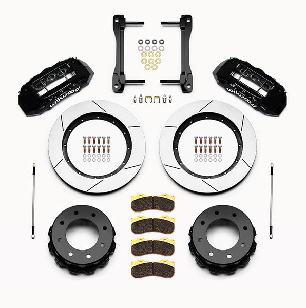 Wilwood TX6R Rear Kit 15.50in Black Big Brake Kit - 2011 - 2019 Silverado / Sierra 2500 / 3500 HD