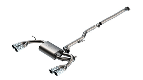 Borla 2010-2014 Hyundai Genesis Coupe 2.0T Cat-Back Exhaust System S-Type Part # 140350