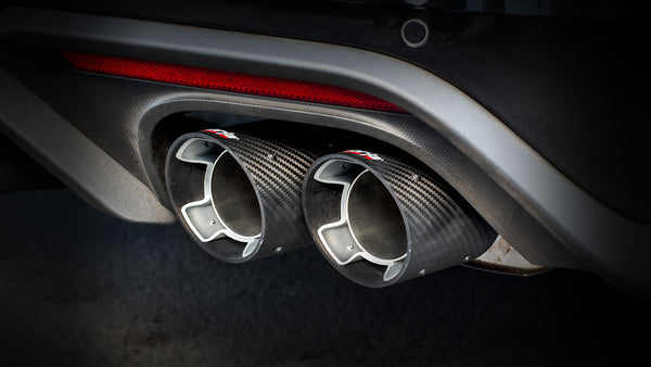 Borla 2018 - 2023 Ford Mustang GT 5.0L AT/MT (w/o Valves) ATAK 3in Cat-Back Exhaust w/Carbon Fiber Tips