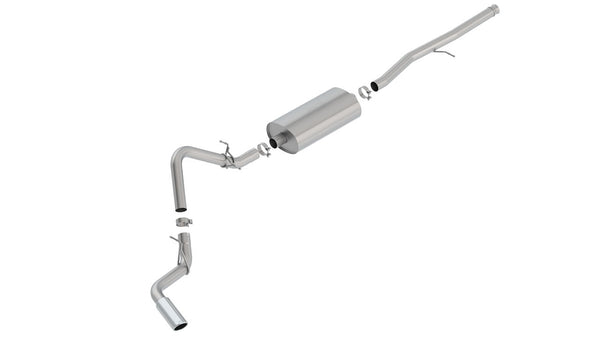 Borla 2019-2025 Chevrolet Silverado 1500/ 2019-2025 GMC Sierra 1500 4.3L / 5.3L Cat-Back Exhaust System Touring Part # 140793