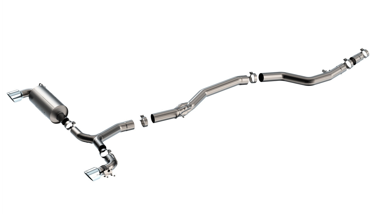 Borla 2020 + Toyota GR Supra ATAK Cat-Back Exhaust System w/ Chrome Tips
