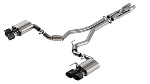 Borla 2020-2023 Ford Mustang Shelby GT500 Cat-Back Exhaust System ATAK Part # 140837CF Carbon Tips