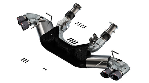 Borla 2020 + C8 Chevrolet Corvette Stingray Cat-Back Exhaust System S-Type Carbon Tips Part # 140840CF