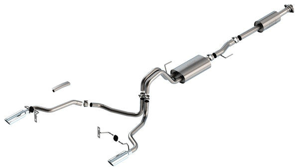 Borla 2021-2025 Ford F-150 5.0L Cat-Back Exhaust System Touring Part # 140865
