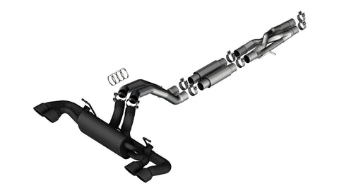 Borla 2021-2023 Jeep Wrangler Rubicon 392 Cat-Back Exhaust System ATAK Part # 140893CB - Coated Black