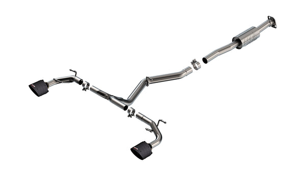 Borla 2022+ Subaru BRZ/Toyota GR86 2.4L ATAK Cat-Back System  - Carbon Fiber Tips