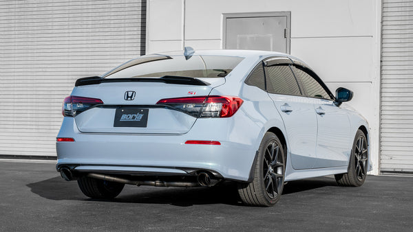 Borla 2023 + Integra / 2022 + Civic Si 1.5L 4 CYL. MT FWD 4DR 2.50in S-Type Catback Exhaust Black Chrome