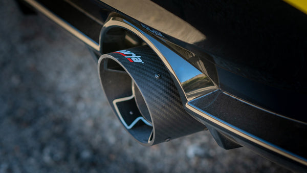 Borla 2023 + Nissan Z Cat-Back Exhaust System ATAK Part # 140930CFBA - Carbon Black Tips