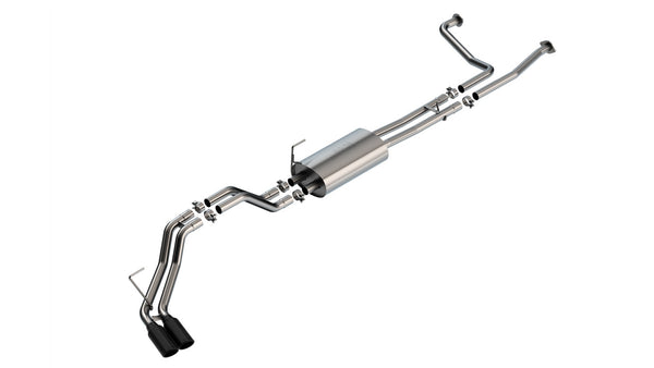Borla 2016 - 2024 Nissan Titan XD S-Type Cat Back Exhaust - Black Chrome