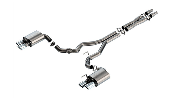 Borla 2024 + Ford Mustang GT Cat-Back Exhaust System ATAK Part # 140963