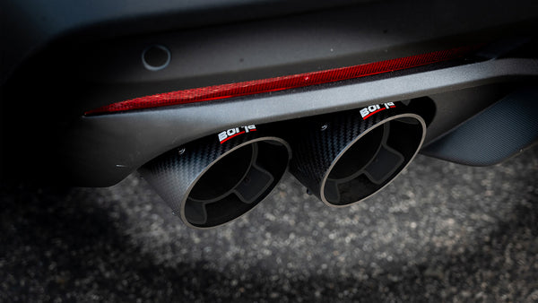 Borla 2024 + Ford Mustang GT 5.0L V8 w/ Active Exhaust ATAK Cat-Back Exhaust System - Carbon Fiber