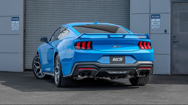 Borla 2024 + Ford Mustang GT 5.0L V8 w/ Active Exhaust ATAK Cat-Back Exhaust System - Carbon Fiber