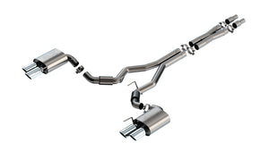 Borla 2024 + Ford Mustang GT Cat-Back Exhaust System ATAK Part # 140970