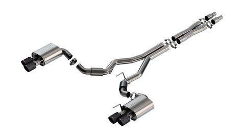 Borla 2024 + Ford Mustang GT Cat-Back Exhaust System ATAK Part # 140970CFBA