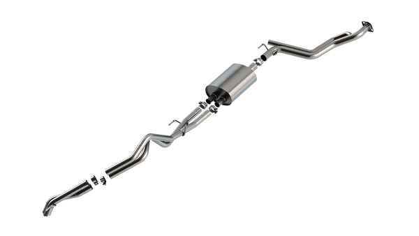 Borla 2024+ Toyota Tacoma (Coil Springs Only) S Type Catback System - Rock Crawler Design