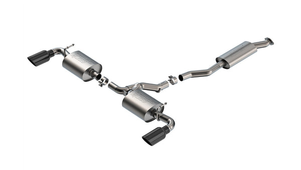 Borla 2019 - 2025 Toyota RAV4 (excl. Hybrid) 2.25 S-Type Cat Back Exhaust - Black Chrome