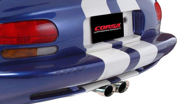 Corsa 1996 - 2002 Dodge Viper RT GTS 8.0L V10 Polished Sport Cat-Back Exhaust w/3in Inlet