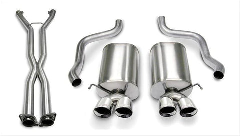 Corsa XTREME / 2.5 in Catback 3.5 in Stainless Twin Tips | 2009-2013 Corvette C6 (14470CB)