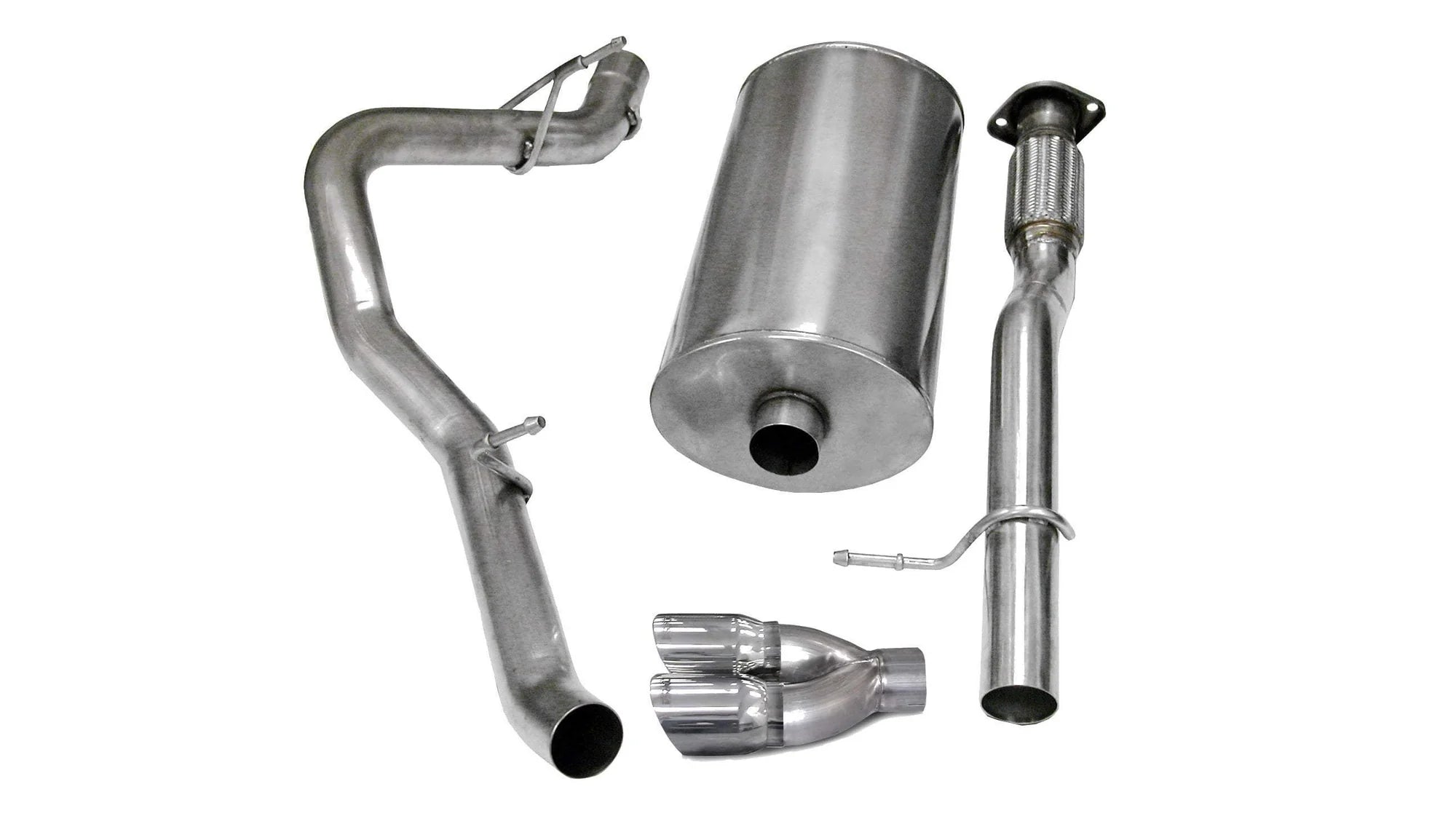 Corsa 2007 - 2009 Chevrolet Suburban / Yukon XL / Avalanche 1500 5.3L V8 Polished Sport Cat-Back Exhaust