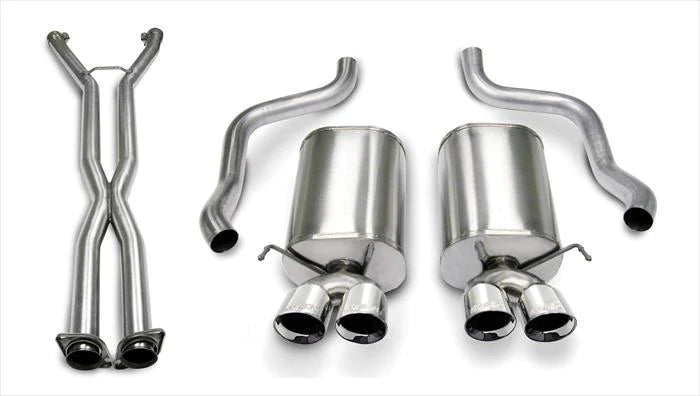 Corsa XTREME / 2.5in Catback 3.5inch Tips | 2006-2008 Corvette C6 Automatic (14469CB6)