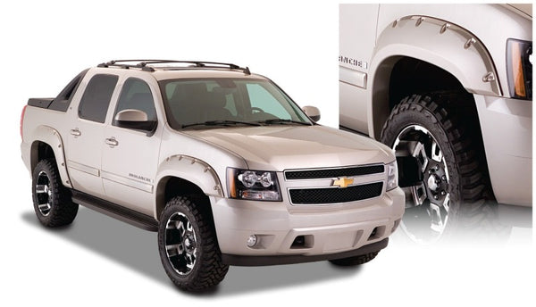 Husky Liners 2007 - 2013 Chevrolet Avalanche Pocket Style Fender Flares - 4pc ( Black )