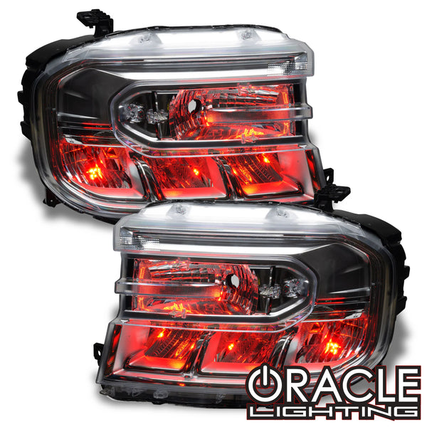 Oracle 2022 + Ford Maverick RGB Headlight Demon Eye Kit - ColorSHIFT w/RF Controller
