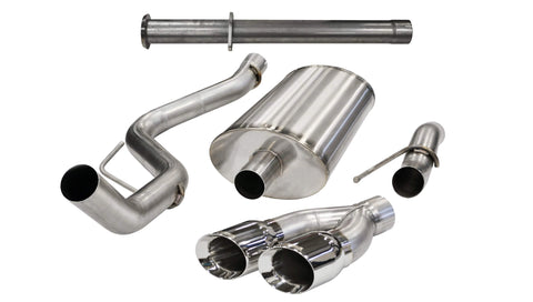 Corsa 2011 - 2014 Ford F-150 Raptor 6.2L V8 133in Wheelbase Polished Xtreme Cat-Back Exhaust