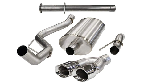 Corsa 2011 - 2014 Ford F-150 Raptor 6.2L V8 145in Wheelbase Polished Xtreme Cat-Back Exhaust