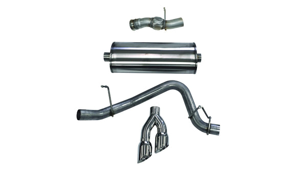 Corsa 2015 - 2020 GMC Yukon / Escalade / Tahoe 6.2L V8 Single Side Exit Cat-Back Exhaust w/ Polished Tips