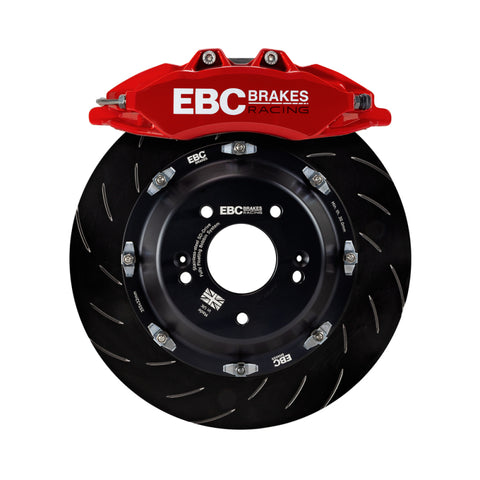 EBC Racing 2015 - 2020 Golf R / 2015 + Golf GTi (MK7 / MK8 ) /  Red 6 Piston Apollo Calipers 355mm Rotors Front Big Brake Kit