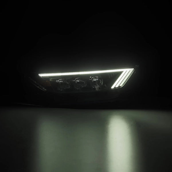 AlphaRex 2015 - 2017 Ford Mustang / 2018 - 2020 GT350 / GT500 NOVA Series LED Projector Headlights Black