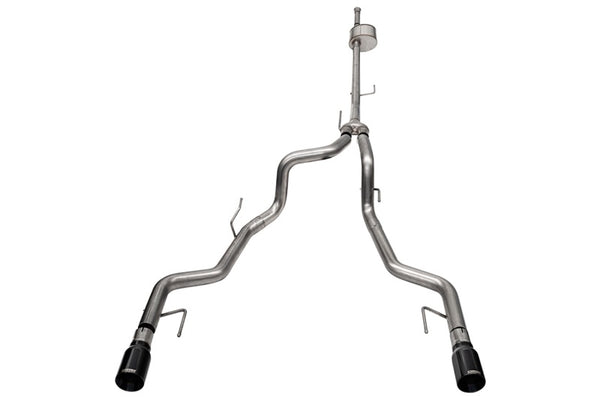 Corsa 2022-2025 Ford F-150 5.0L Tremor / 2024+ F-150 Lariat 5.0L SuperCrew/5.5ft Bed V8 Xtreme Cat-Back Dual Rear Exit-Black PVD