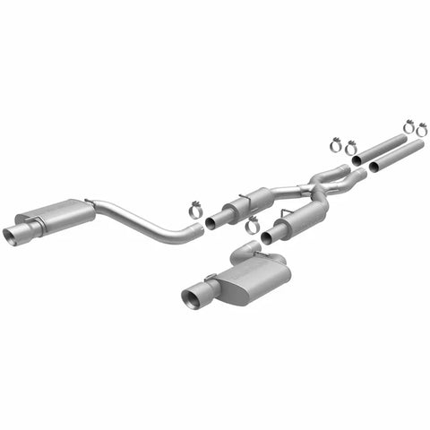 MagnaFlow 2012 - 2014 Dodge Charger SRT-8 Hemi Dual Split Rear Exit Stainless Cat-Back Performance Exhaust