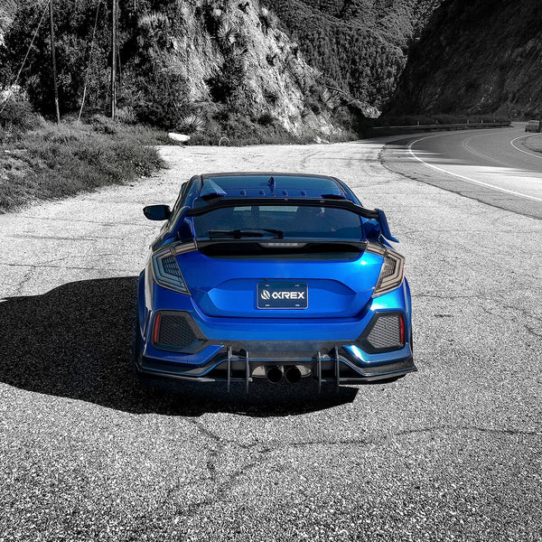 AlphaRex 2016 - 2021 Honda Civic Hatchback / Type-R FK8 Nova-Series LED Tail Lights - Black Smoke