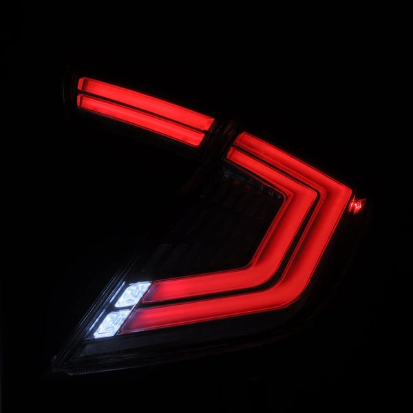 AlphaRex 2016 - 2021 Honda Civic Hatchback / Type-R FK8 Nova-Series LED Tail Lights (Pair) - Clear