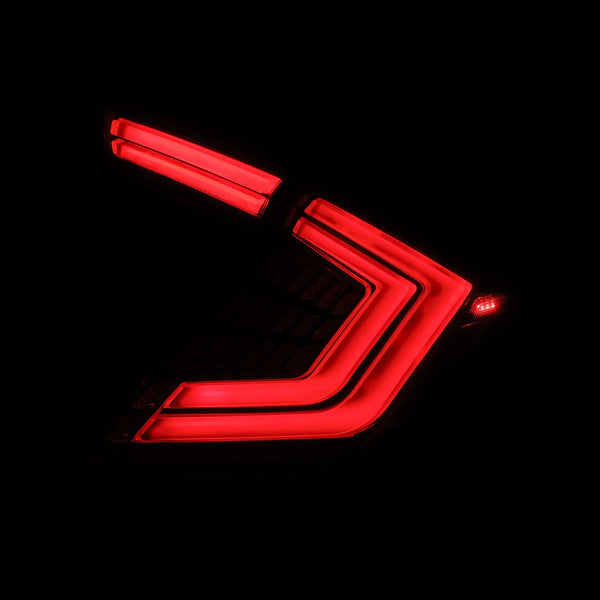 AlphaRex 2016 - 2021 Honda Civic Hatchback / 2017 - 2021 Type-R FK8 Nova-Series LED Tail Lights - Clear Smoke